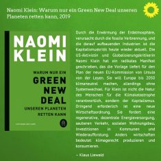 Sachbücher 1 (Warum nur ein Green New Deal unseren Planeten retten kann)