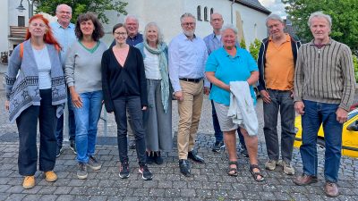 Mitglieder des Ortsverbandes von BÜNDNIS 90/DIE GRÜNEN Sinzig trafen sich zur Arbeitssitzung in Koisdorf. Foto: privat