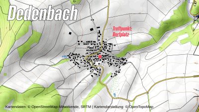 Karte Dedenbach, Rundgang am 06.04.23 ab 17:00 Uhr