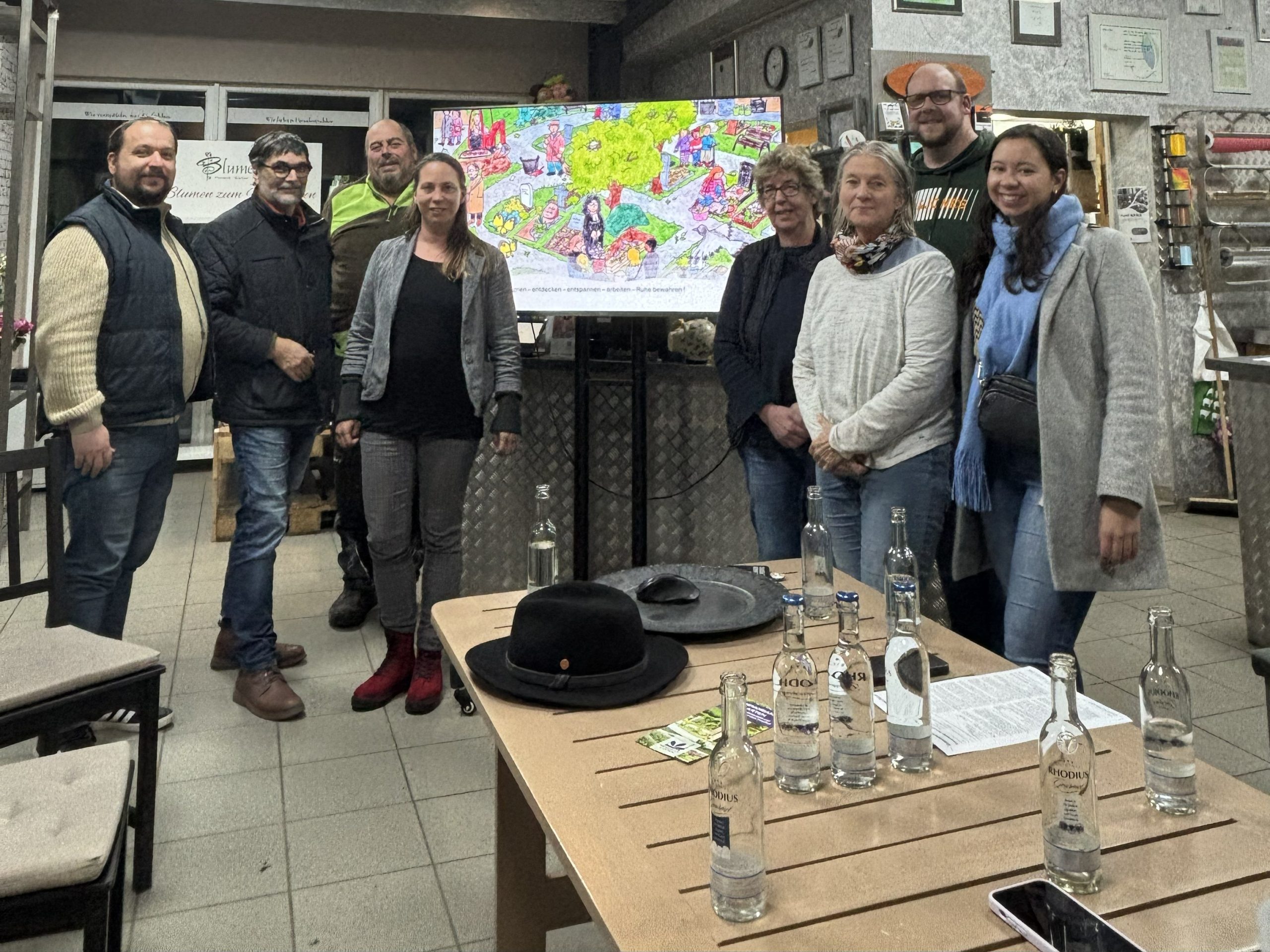 Die GRÜNE Stadtratsfraktion zu Gast bei Blumenberg in Heimersheim