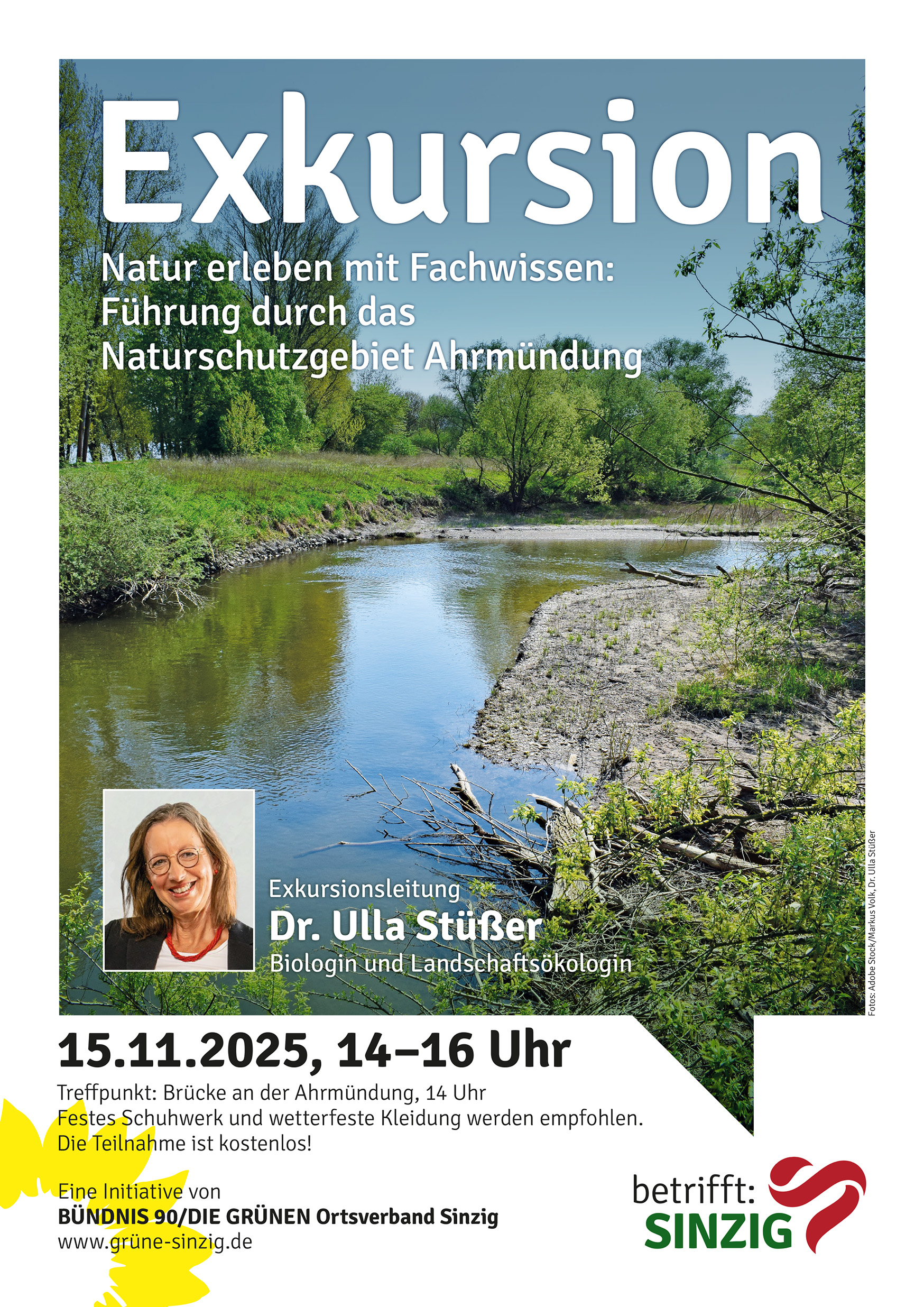 Dr. Ulla Stüßer leitet die Exkursion