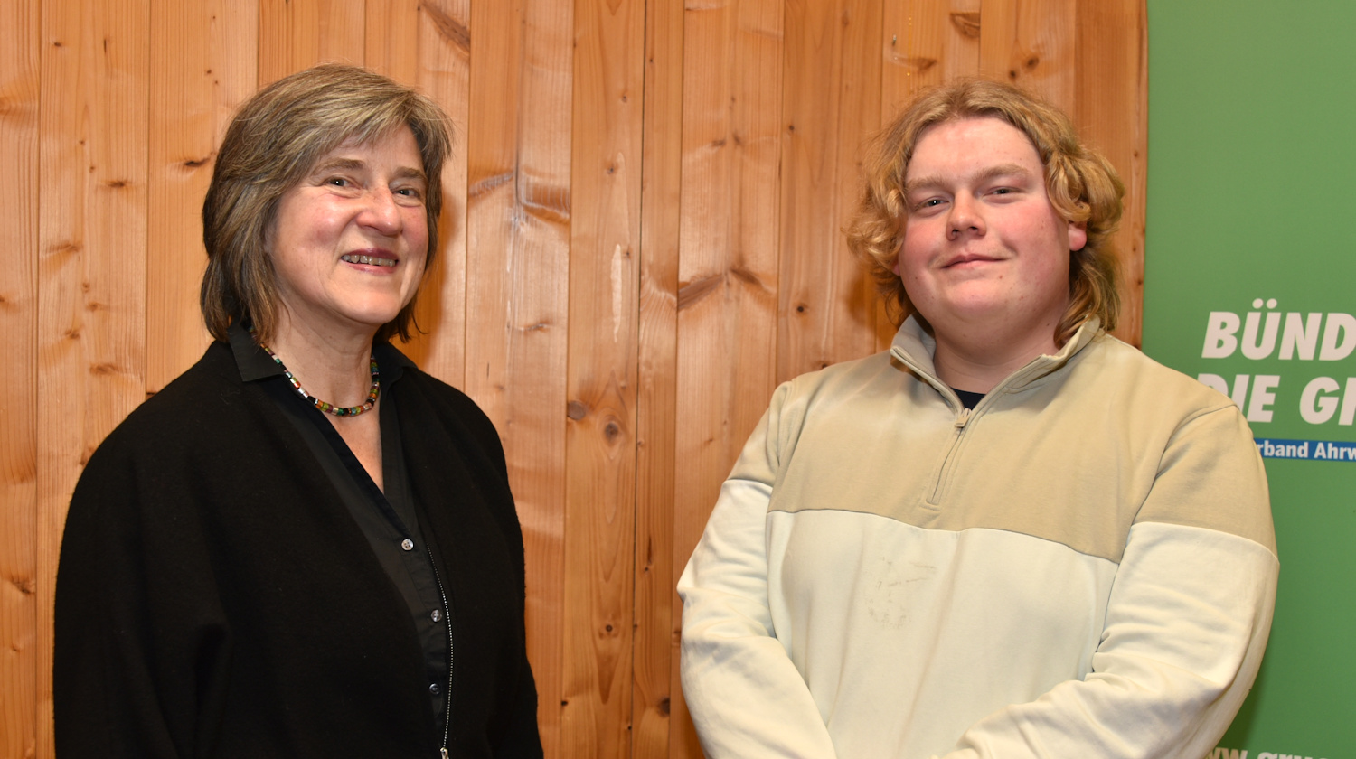 Unsere Kandidierenden für den Wahlkreis 13: Bettina Fellmer und Elias Dahm