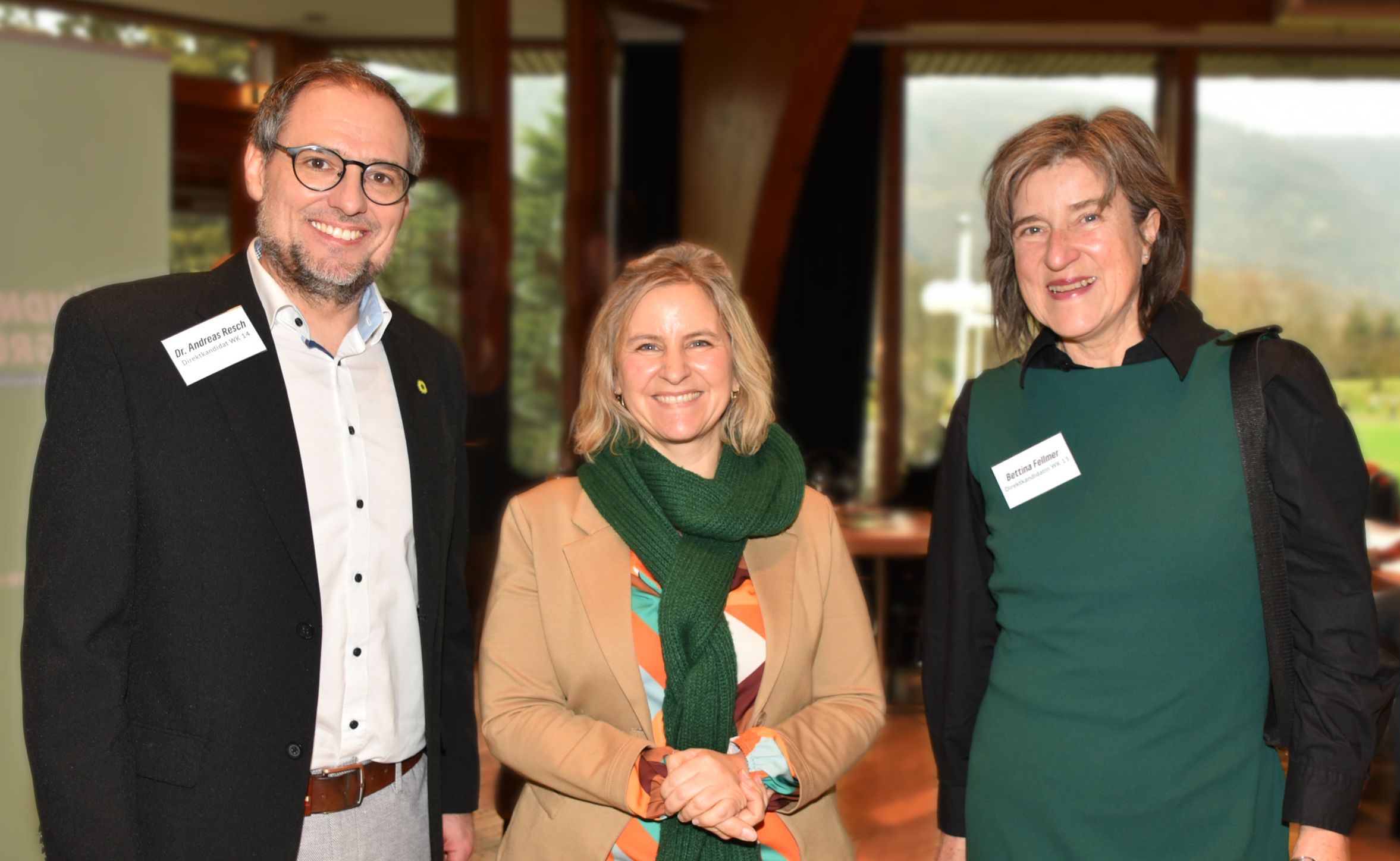 Dr. Andreas Resch, Katrin Eder und Bettina Fellmer beim Neujahrsempfang des Kreisverbandes Ahrweiler