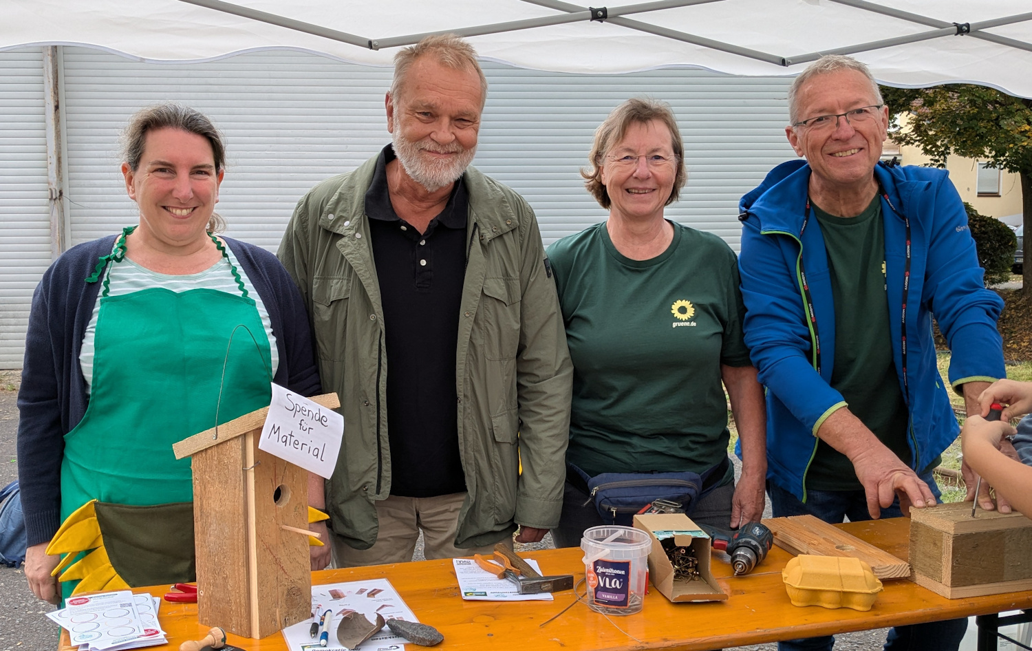 v. l. n. r. Carmen Rau, Ralf-Dietmar Klaus, Jutta Dietz, Rainer Schlich